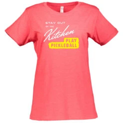 Stay Out Of The Kitchen Cotton T-Shirt - Women's -Pickleball Shop Kitchen W CTN RD 98273.1677037524