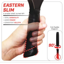 ProXR Raw Carbon 16 Pickleball Paddle -Pickleball Shop New Handle Social Post Slide 5 White Background 34655.1672969023