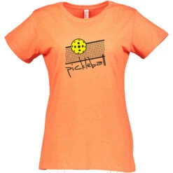 Over The Net Cotton T-Shirt - Women's -Pickleball Shop OverTheNet W CTN OR 40337.1677614063