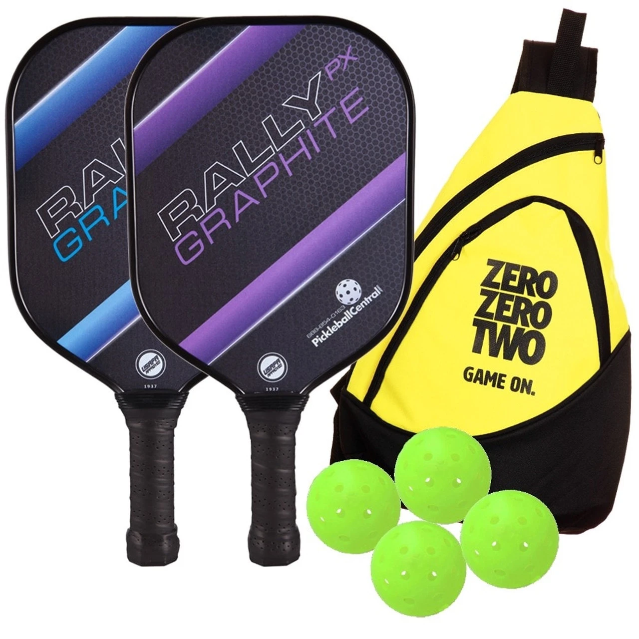 Rally PX Graphite 2-Paddle Bundle W/ Sling Bag 2 Rally PX Graphite 2-Paddle Bundle W/ Sling Bag - Image 2
