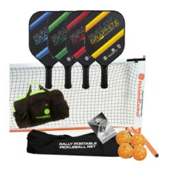 Rally Graphite Power 5.0 Set/Paddles/Net/Balls/Bag/Rules