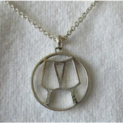 Sterling Silver Pickleball Partners Pendant