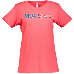 Pickleball USA Cotton T-Shirt - Women's -Pickleball Shop PBUSA W CTN RD 22519.1677284826