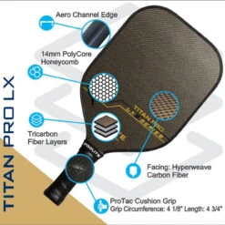 Titan Pro Hyperweave LX Paddle -Pickleball Shop PL510 9 81701.1663784824