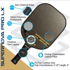 Supernova Pro Hyperweave LX Paddle -Pickleball Shop PL515 9 81249.1663784790