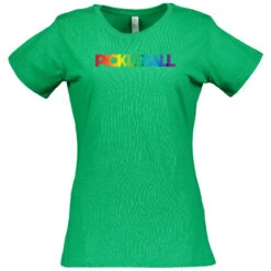 Rainbow Cotton T-Shirt - Women's -Pickleball Shop Rainbow W CTN GR 25702.1666634132