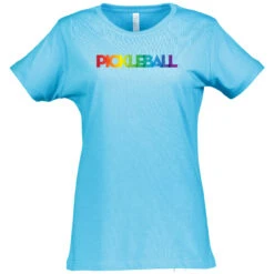 Rainbow Cotton T-Shirt - Women's -Pickleball Shop Rainbow W CTN TU 30753.1677688518