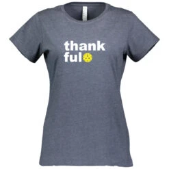 Thankful Cotton T-Shirt - Women's -Pickleball Shop Thankful CBT W NY 83555.1668120406