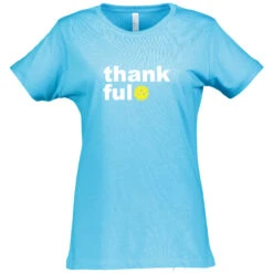 Thankful Cotton T-Shirt - Women's -Pickleball Shop Thankful CBT W TU 61057.1676996574