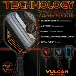 Vulcan V710 MAX Paddle -Pickleball Shop VULV710 5 63453.1676319799
